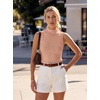image:imageArachampCloz Womens Wool Blend Slim Fit Sweater Soft Turtleneck Casual Tank 2026Pale Pink