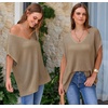 image:imageArachampCloz Women Crochet Tops 2025 Summer Wool Blended Sweater Vest Short Sleeve Fashion Outfits Oversized CoverupCamel