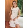 image:imageArachampCloz Womens Button Down Slit Hem Business Casual Sleeveless Blazers Vest Tops 2026White