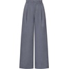 image:imageArachampCloz Womens Linen Blend Wide Leg Palazzo Pants AllSeason Business Casual Outfits Dress TrousersGrey