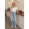 image:imageArachampCloz Womens Wool Blend Summer Short Sleeve Cropped Color Block Polo Collar Business Casual Pullover Sweater 2026White Oatmeal