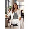 image:imageArachampCloz Womens 100 Cotton Polo V Neck Striped Long Sleeve Fall Casual Pullover Sweaters Trendy 2026Black