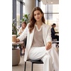 image:imageArachampCloz Womens 100 Cotton Polo V Neck Striped Long Sleeve Fall Casual Pullover Sweaters Trendy 2026Caramel