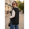 image:imageArachampCloz Womens Wool Blend Relaxed Fit Sleeveless Sweater Vest V Neck Office Work Casual Tops 2026Black