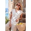 image:imageArachampCloz Womens Wool Blend Relaxed Fit Sleeveless Sweater Vest V Neck Office Work Casual Tops 2026White