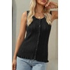 image:imageArachampCloz Womens 100 Cotton Sleeveless Tank Tops Sweater Vest Ruffle Beach Resort Cruise Wear Trendy Summer 2026Black