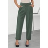 image:imageArachampCloz Womens Dress Pants Work Business Office Ankle Trousers High Waisted Ladies Slacks 2026Army Green