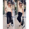 image:imageArachampCloz Womens Dress Pants Work Business Office Ankle Trousers High Waisted Ladies Slacks 2026Navy