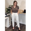 image:imageArachampCloz Womens Dress Pants Work Business Office Ankle Trousers High Waisted Ladies Slacks 2026White