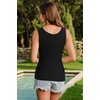 image:imageArachampCloz Womens Silk Blend Lightweight Summer Casual Slim Fit Tanks 2026Black