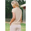 image:imageArachampCloz Womens Wool Blend Cap Sleeves Business Casual Summer Tops Sweater Vest Polo Shirts 2026Apricot