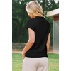 image:imageArachampCloz Womens Wool Blend Cap Sleeves Business Casual Summer Tops Sweater Vest Polo Shirts 2026Black