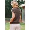 image:imageArachampCloz Womens Wool Blend Cap Sleeves Business Casual Summer Tops Sweater Vest Polo Shirts 2026Coffee
