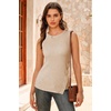 image:imageArachampCloz Womens Wool Blend SideButton Slit Summer Casual Trendy Sweater Tanks 2026Apricot
