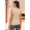 image:imageArachampCloz Womens Wool Blend SideButton Slit Summer Casual Trendy Sweater Tanks 2026Apricot