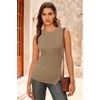 image:imageArachampCloz Womens Wool Blend SideButton Slit Summer Casual Trendy Sweater Tanks 2026Camel