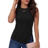 image:imageArachampCloz Womens Wool Blend SideButton Slit Summer Casual Trendy Sweater Tanks 2026Black