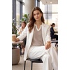 image:imageArachampCloz Womens 100 Cotton Polo V Neck Striped Short Sleeve Summer Casual Pullover Sweaters 2026Acaramel