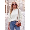 image:imageArachampCloz Womens 100 Cotton Relaxed Fit Sweaters Spring Fall Casual Cozy Tops 2026Beige