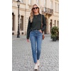 image:imageArachampCloz Womens 100 Cotton Relaxed Fit Sweaters Spring Fall Casual Cozy Tops 2026Black