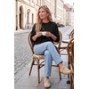 image:imageArachampCloz Womens 100 Cotton Relaxed Fit Sweaters Spring Fall Casual Cozy Tops 2026Black