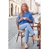image:imageArachampCloz Womens 100 Cotton Relaxed Fit Sweaters Spring Fall Casual Cozy Tops 2026Blue