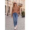 image:imageArachampCloz Womens 100 Cotton Relaxed Fit Sweaters Spring Fall Casual Cozy Tops 2026Caramel