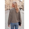 image:imageArachampCloz Womens 100 Cotton Relaxed Fit Sweaters Spring Fall Casual Cozy Tops 2026Dark Coffee