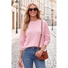 image:imageArachampCloz Womens 100 Cotton Relaxed Fit Sweaters Spring Fall Casual Cozy Tops 2026Light Pink