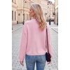 image:imageArachampCloz Womens 100 Cotton Relaxed Fit Sweaters Spring Fall Casual Cozy Tops 2026Light Pink