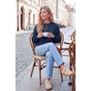 image:imageArachampCloz Womens 100 Cotton Relaxed Fit Sweaters Spring Fall Casual Cozy Tops 2026Navy