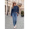 image:imageArachampCloz Womens 100 Cotton Relaxed Fit Sweaters Spring Fall Casual Cozy Tops 2026Navy