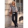 image:imageArachampCloz Womens Wool Blend Knit V Neck Sleeveless Casual Sweater Vest TopBlack