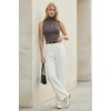 image:imageArachampCloz Womens Wool Blend Slim Fit Soft Turtleneck Business Casual Tank TopsCoffee