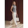 image:imageArachampCloz Womens Wool Blend Slim Fit Soft Turtleneck Business Casual Tank TopsGrey