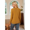 image:imageArachampCloz Womens Wool Blend Classic Crew Neck Casual Fall SweatersPumpkin Yellow