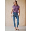 image:imageArachampCloz Womens Wool Blend Short Sleeve Oversized Sweater Work Casual Cap Sleeve Tops Summer 2026Purple