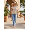 image:imageArachampCloz Womens Cashmere Blend Cap Sleeve Hollow Out Sweater Vest Casual Loose Knit Summer Tops 2026Khaki
