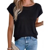 image:imageArachampCloz Womens Cashmere Blend Cap Sleeve Hollow Out Sweater Vest Casual Loose Knit Summer Tops 2026Black