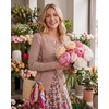 image:imageArachampCloz Womens Wool Blend Button Up Business Casual Cardigan Tops Outfits 2026Oatmeal Dusty Pink