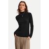 image:imageArachampCloz Womens 100 Merino Wool Slim Fit Mock Neck Sweaters Basic Fall  Luxury FabricampMachine Washable LightweightampEasy Care Natural Warmth Work Essential Business Casual Fall Winter 2026Black