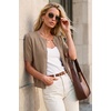 image:imageArachampCloz Womens Wool Blend Cropped Lightweight Short Sleeve Summer Business Casual Cardigan TopsAcamel