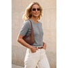 image:imageArachampCloz Womens Wool Blend Cropped Lightweight Short Sleeve Summer Business Casual Cardigan TopsAgrey