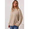 image:imageArachampCloz Womens Wool Blend Oversized Crewneck Fall Casual Sweater  Long Sleeve Antipilling WrinkleResistant Business Casual Work Top Teacher Outfits Fashion 2026Oatmeal
