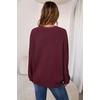 image:imageArachampCloz Womens Wool Blend Oversized Crewneck Fall Casual Sweater  Long Sleeve Antipilling WrinkleResistant Business Casual Work Top Teacher Outfits Fashion 2026Burgundy