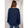 image:imageArachampCloz Womens Wool Blend Oversized Crewneck Fall Casual Sweater  Long Sleeve Antipilling WrinkleResistant Business Casual Work Top Teacher Outfits Fashion 2026Navy