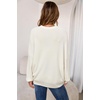 image:imageArachampCloz Womens Wool Blend Oversized Crewneck Fall Casual Sweater  Long Sleeve Antipilling WrinkleResistant Business Casual Work Top Teacher Outfits Fashion 2026Cream