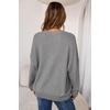 image:imageArachampCloz Womens Wool Blend Oversized Crewneck Fall Casual Sweater  Long Sleeve Antipilling WrinkleResistant Business Casual Work Top Teacher Outfits Fashion 2026Gray