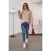 image:imageArachampCloz Womens Wool Blend Oversized Crewneck Fall Casual Sweater  Long Sleeve Antipilling WrinkleResistant Business Casual Work Top Teacher Outfits Fashion 2026Oatmeal