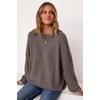 image:imageArachampCloz Womens Wool Blend Oversized Crewneck Fall Casual Sweater  Long Sleeve Antipilling WrinkleResistant Business Casual Work Top Teacher Outfits Fashion 2026Coffee